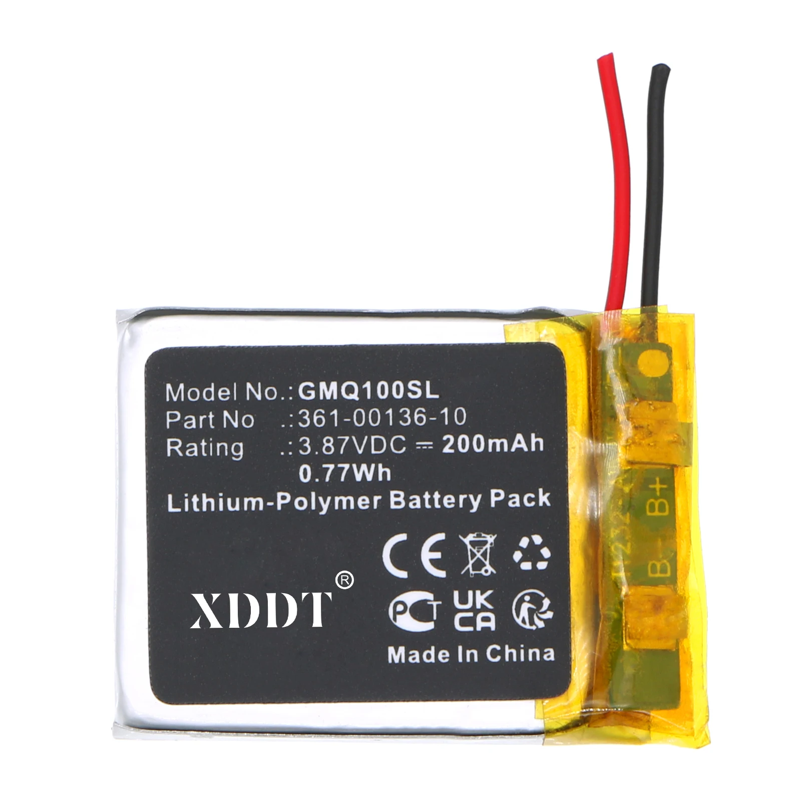 XDDT brand 361-00136-21 205mAh 361-00136-10 Battery For Garmin Venus SQ Venu SQ Music Watch + Free To