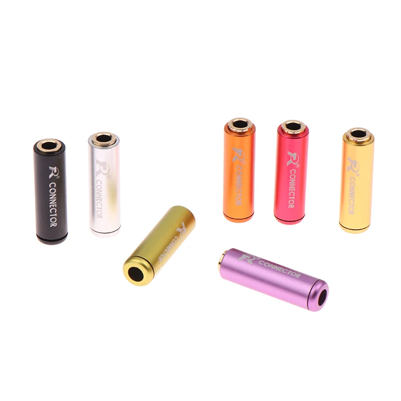 1Pc Aluminum Jack 3.5mm Audio Female Jack 3.5mm 3Poles Stereo Socket Gold Plated Audio Soldering DIY Type Connector