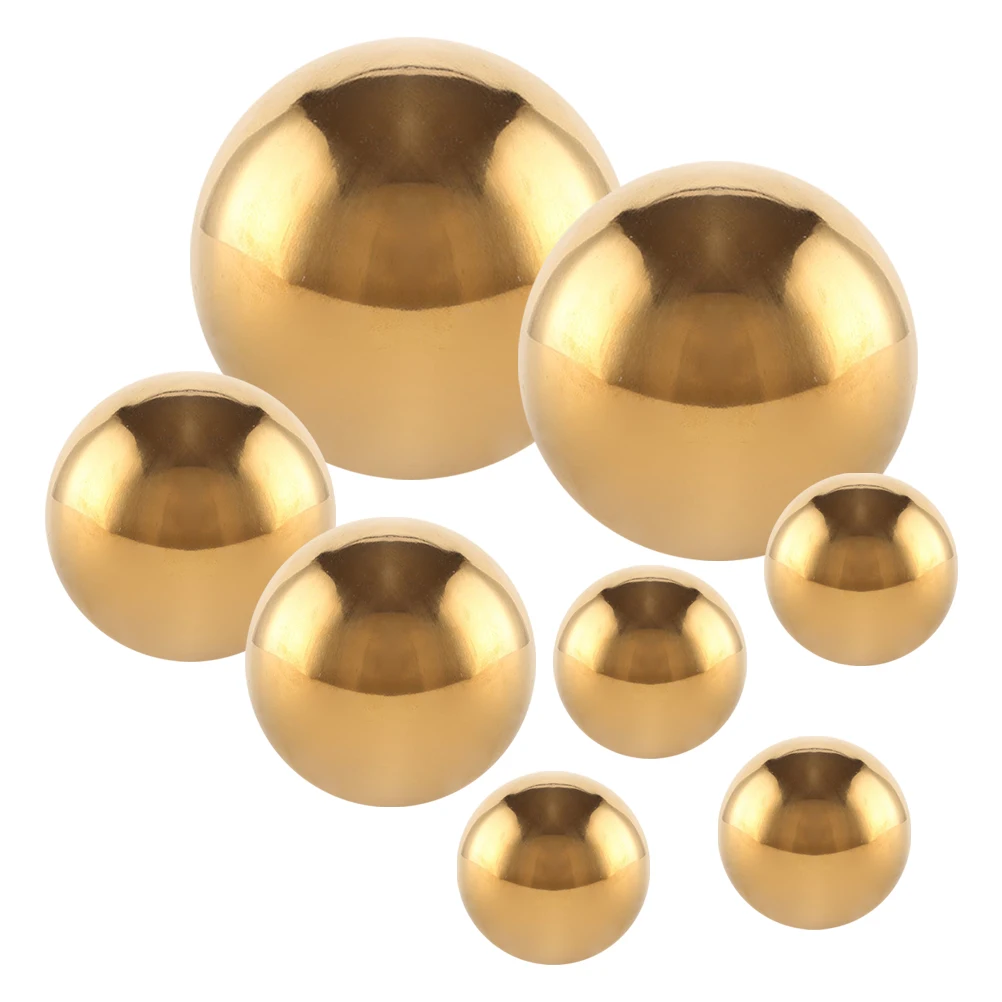 

8 Pcs Stainless Steel Mirror Ball Decorative Sphere Globe Boutique Gazing Balls Outdoor Globes Garden Decorations