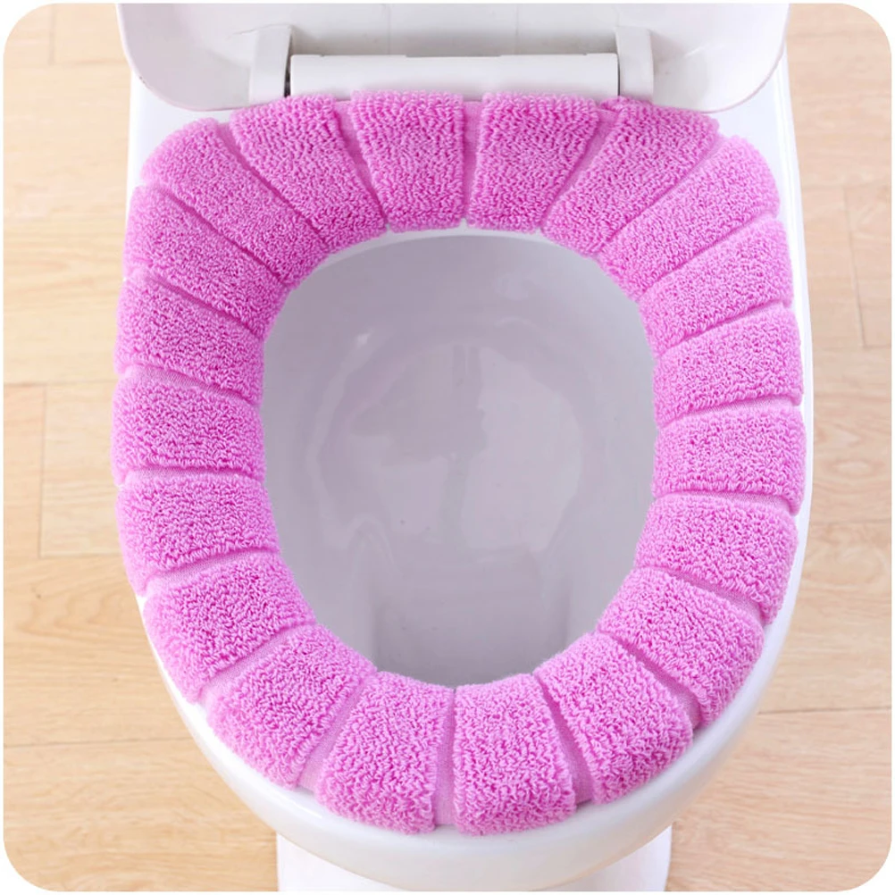 

Washable Toilet Seat Cushion Mat Comfortable Quick Dry For Home Travel Warm Year Round Winter Essentials