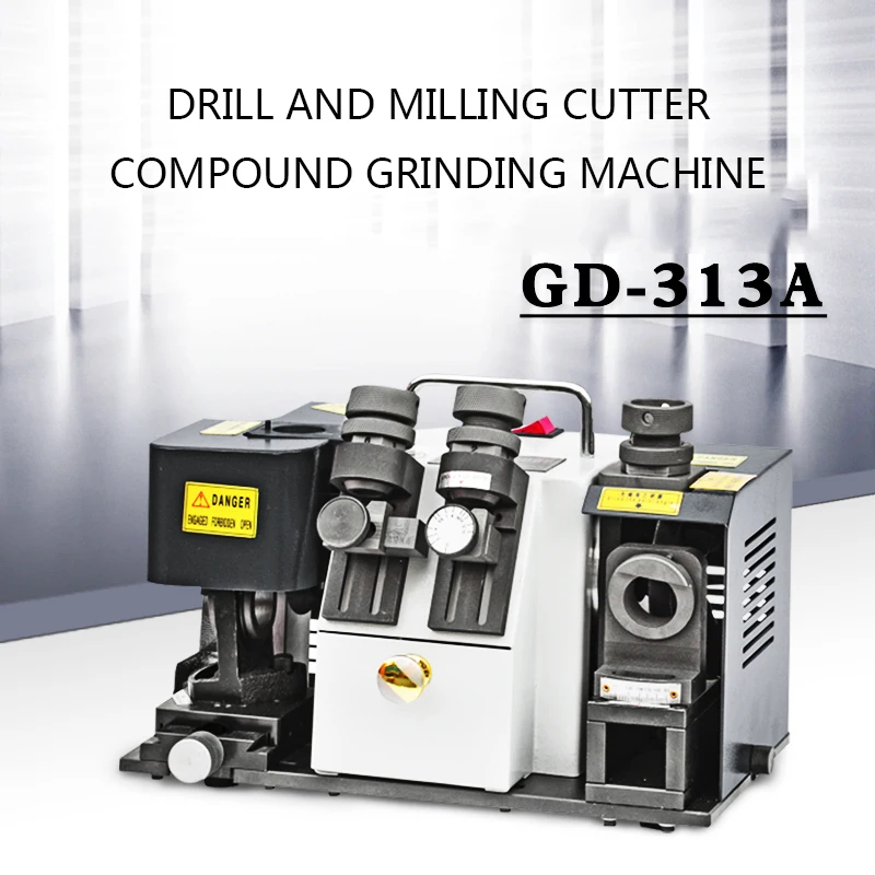 GD-313A Portable Drilling and Milling Cutter Grinding Machine 220V/300W Twist Drilling and Milling Cutter Grinding Machine