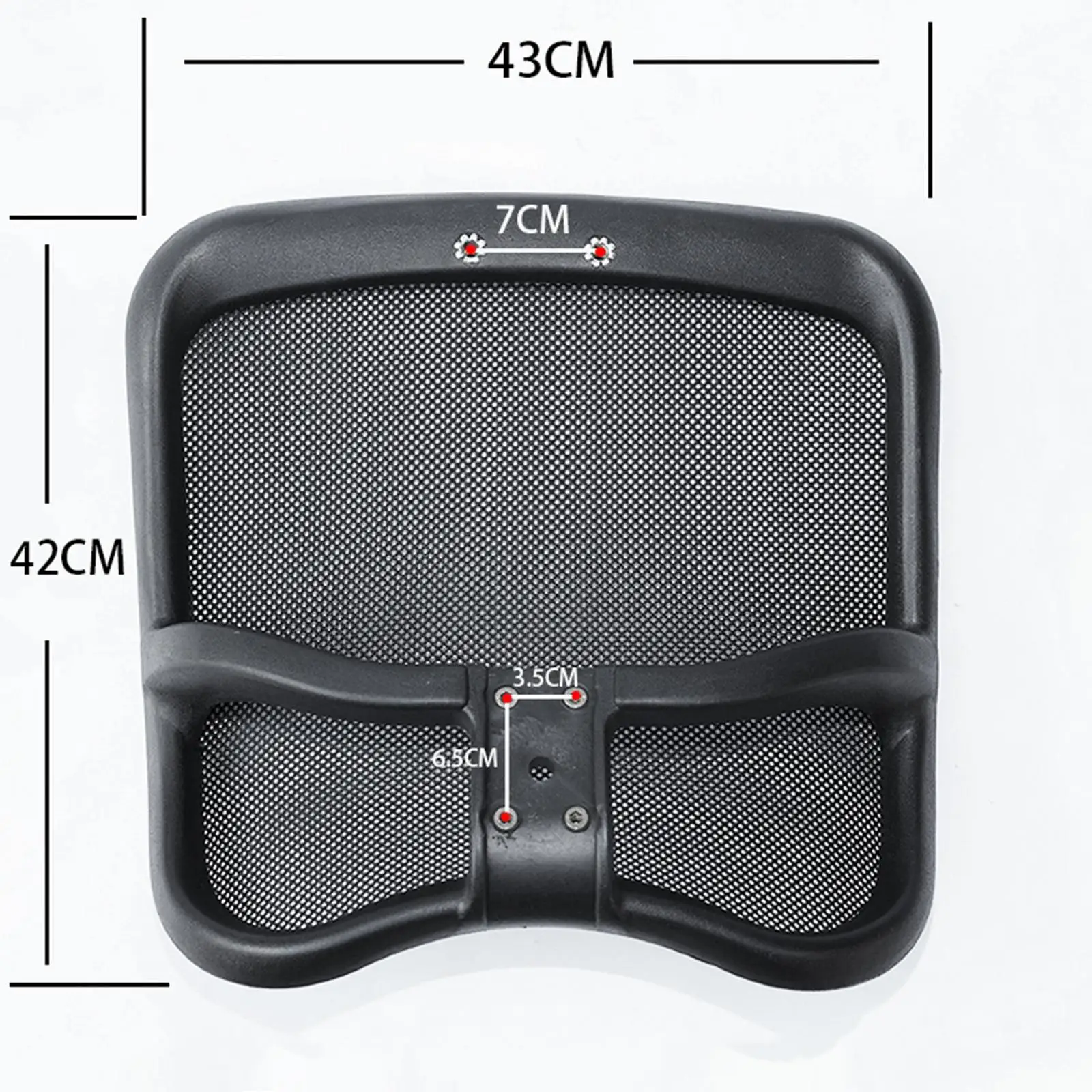 Dossier de chaise de bureau facile à installer, Support de dossier de chaise ergonomique en maille pour la maison