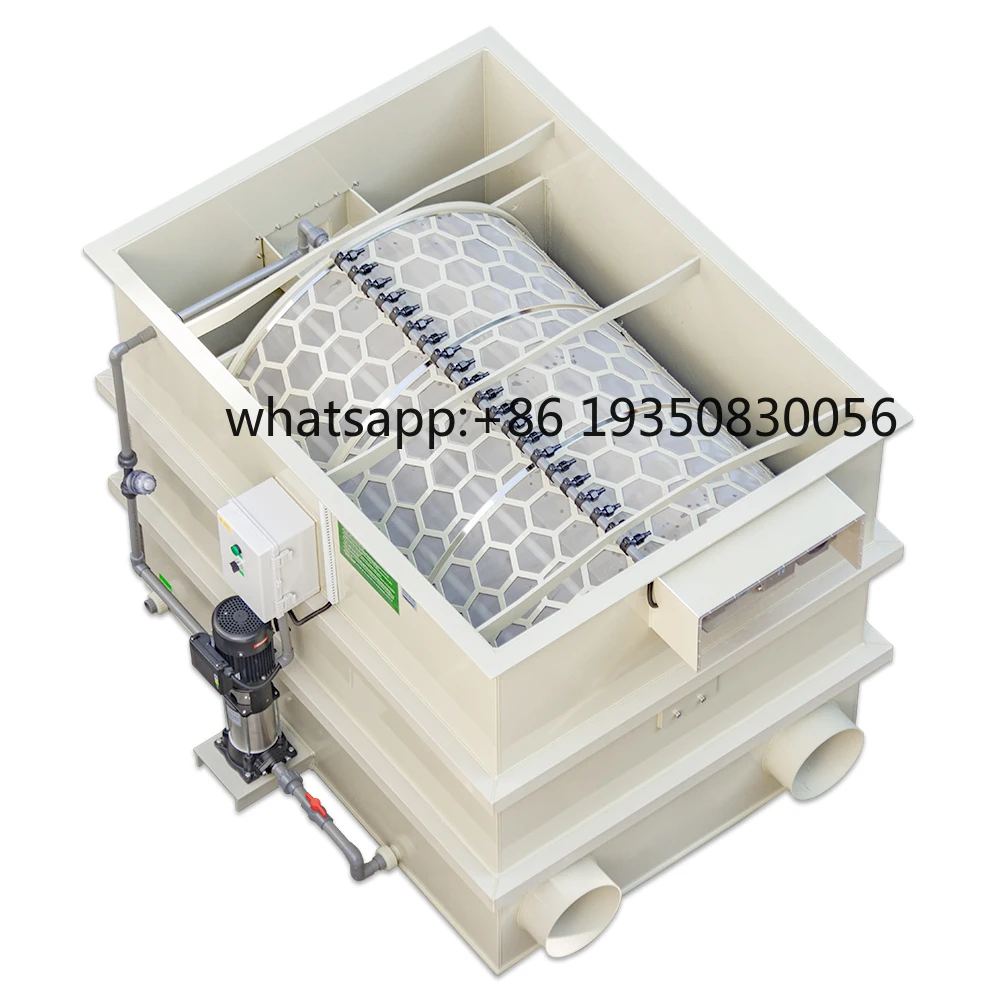 Qlozone Ras System Water Filter Aquaculture Fish Farming Equipment for Water Treatment 200t Rotary Drum Filter 200m3/h CE