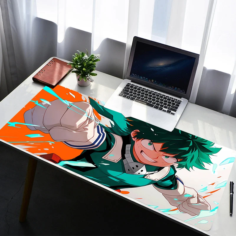 

Mouse Pad Laptop Rubber Anime Extended My Hero A-academia Desktop Mat Computer Gamer Mousepad PC Gaming Accessories Keyboard Pad