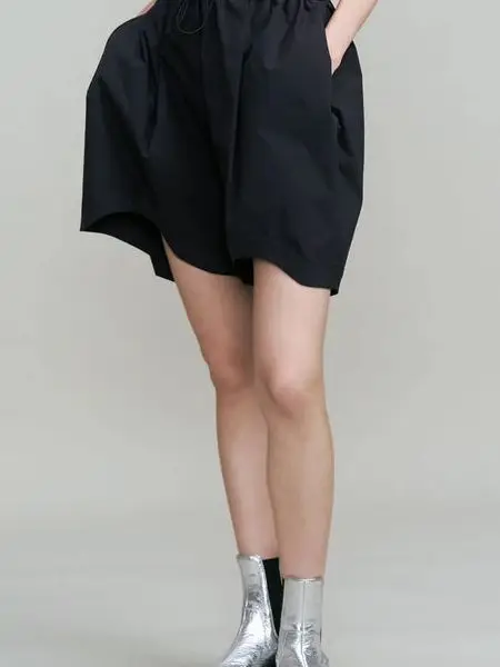 Ladies Casual Silken Bud Short Pants Comfortable Natural Waist Other Material Casual Style Fashionable Spring Autumn Wear