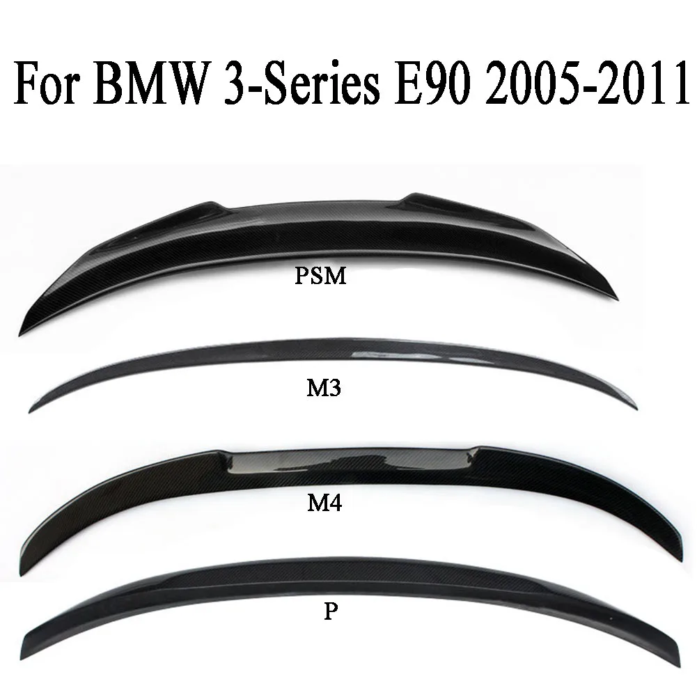 

Car Carbon Fiber Rear Wing Trunk Lid Spoiler Wing For BMW 3-Series E90 2005 2006 2007 2008 2009 2010 2011