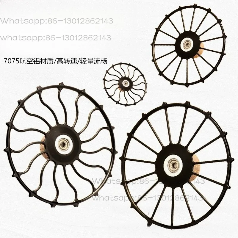 7075 Aviation Aluminum Carbon Titanium Alloy Roulette Wheel, Integrated Turtle Gun