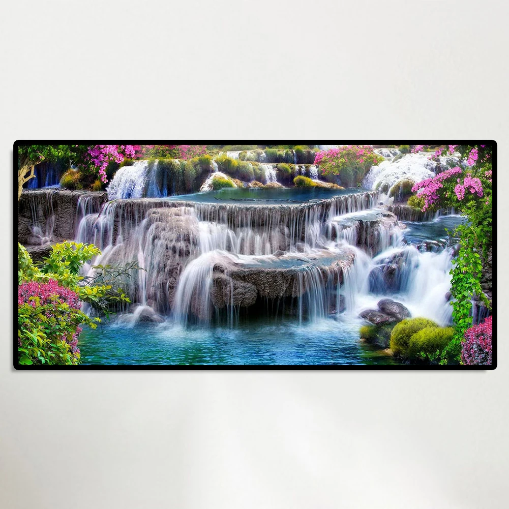 

Mountain DIY 5D Full Round Drill Diamond Painting Landscape Picture Home Decor