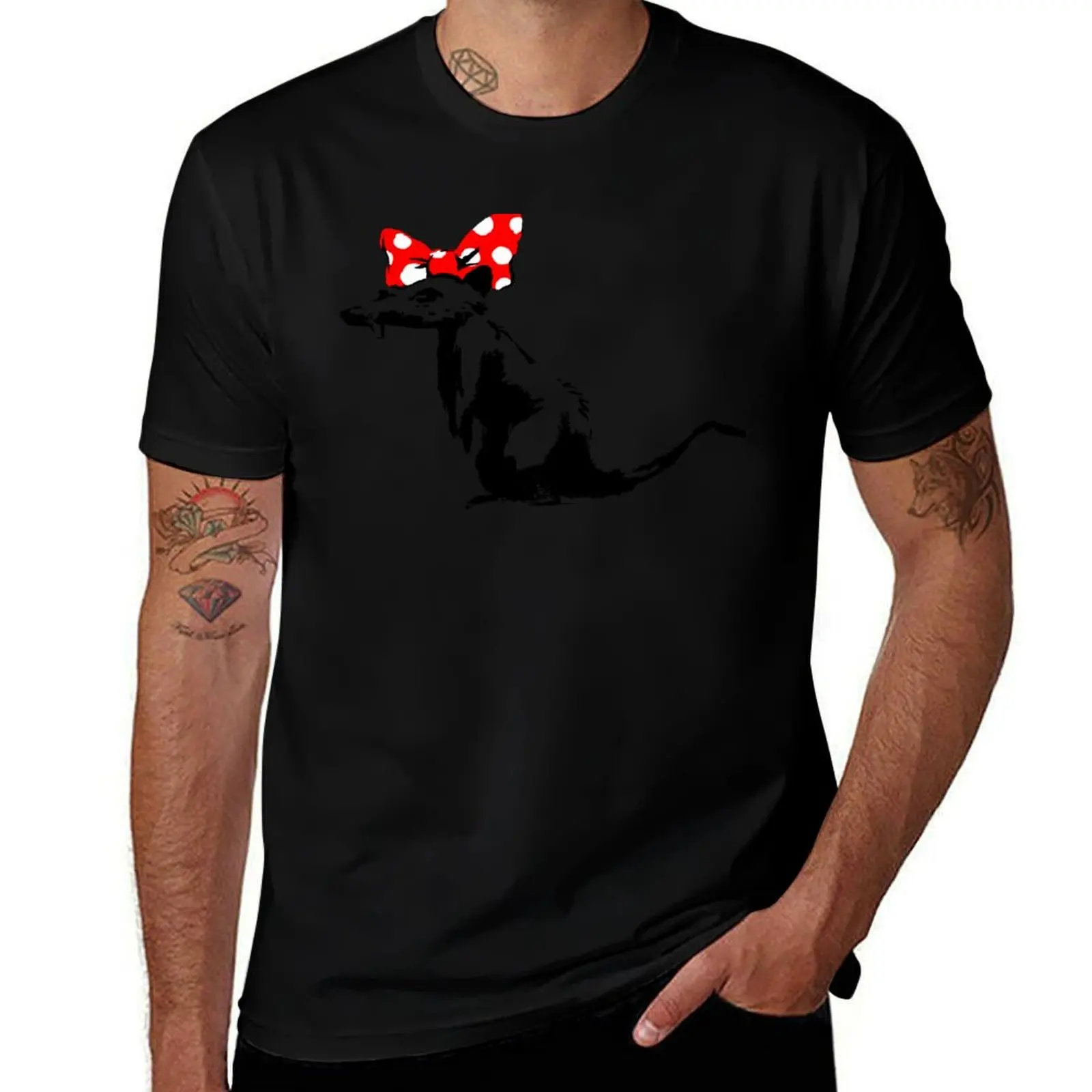 

Banksy - Cute rat T-Shirt boys whites shirts graphic tees man t shirt fruit of the loom mens t shirts