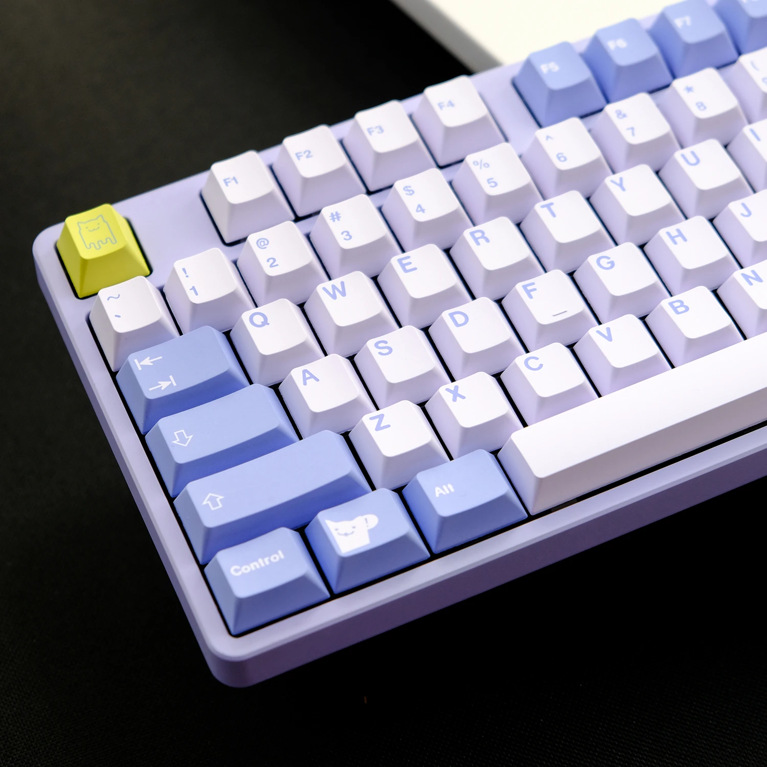 156 Keys GMK Purple-ish Keycaps PBT Dye Sublimation Mechanical Keyboard Keycap Cherry Profile For MX Switches Cherry Keycaps