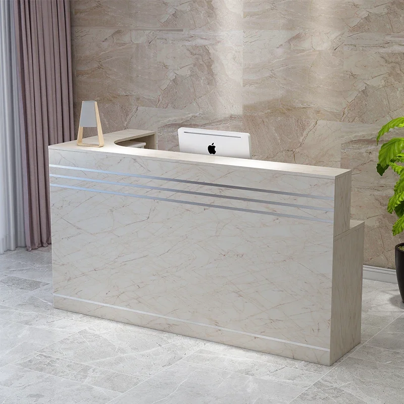 HHShop مكتب أمامي صغير لصالونات التجميل ومكتب استقبال زاوية لمتجر الملابس