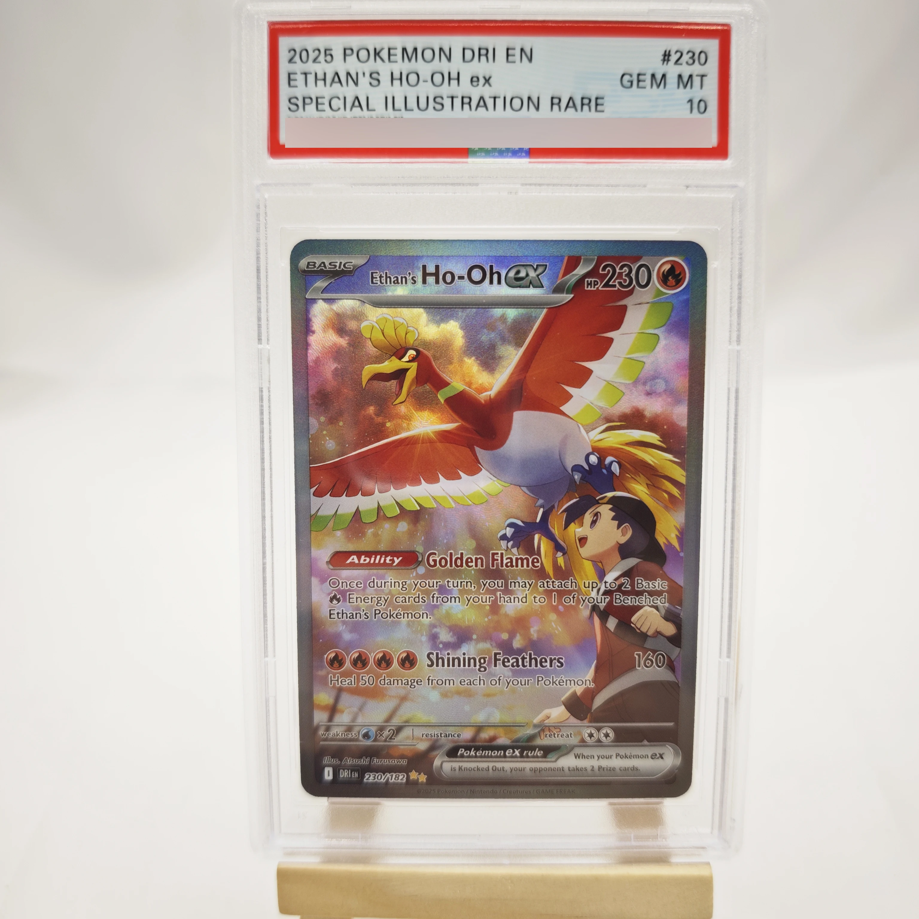 

Коллекционная карта PTCG DIY: Английская версия Ho-Oh, Rayquaza, Moltres, Dragonite, Clefairy (копия), классическая аниме-карта, подарок, игрушка