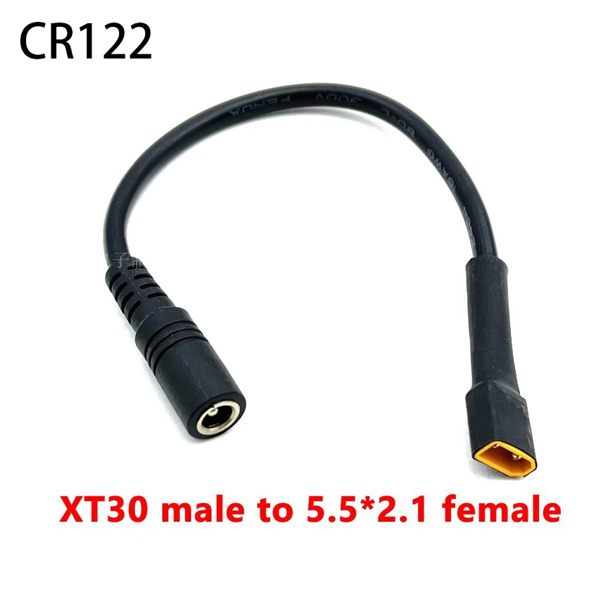 XT30 XT60 spina maschio/femmina cavo cavo a DC 5.5*2.1mm connettore cavo adattatore di ricarica della batteria per caricabatterie RC