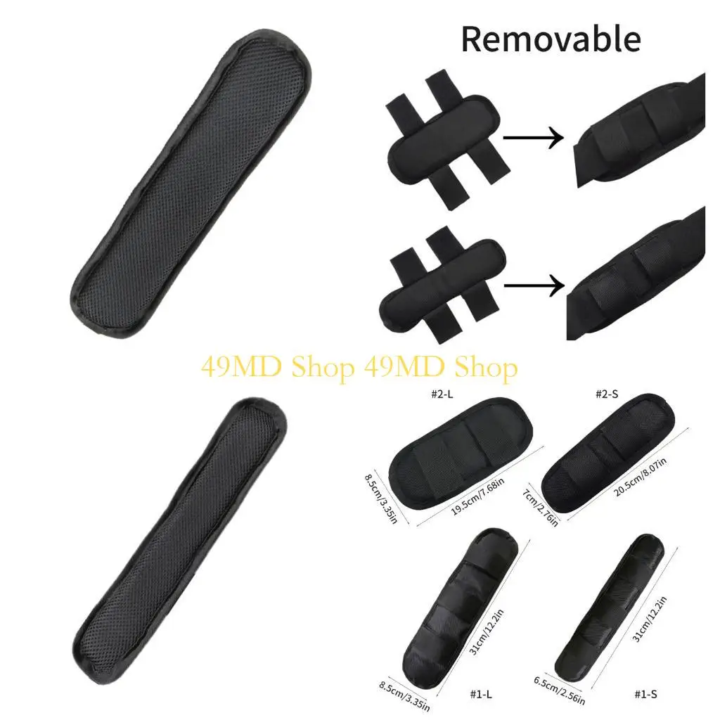 

49MD Detachable Shoulder Strap Pad Adjustable Shoulder Strap Cushion for Backpack Relieve Pressure Comfortable Experience