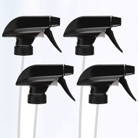 Nozzle Fine Mist Spray Bottles Horticultural Watering Sprinklers Hose Black Head