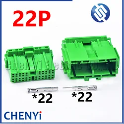 22 Pin Automobile Instrument Connector Car central control plug Socket IL-AG5-22P-D3C1 IL-AG5-22S-D3C1 For Honda Volvo