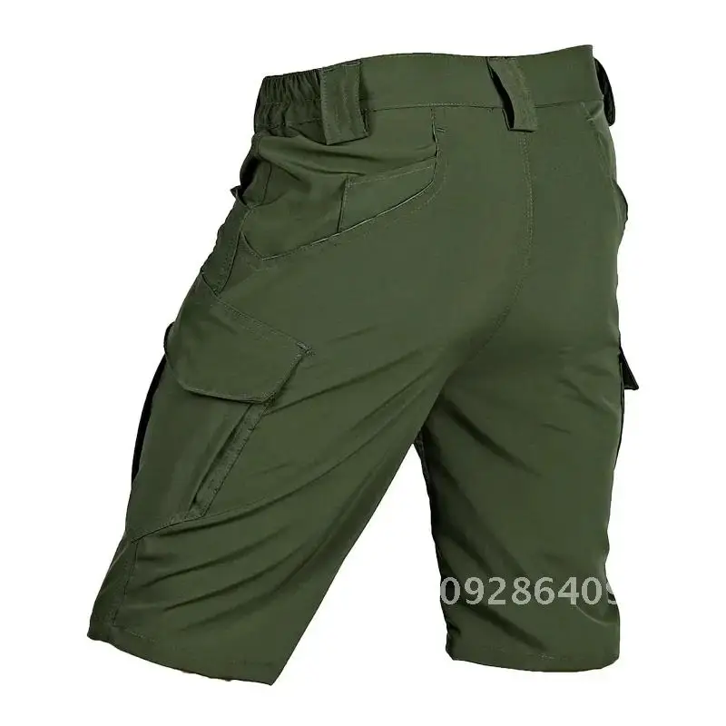 Hiking Shorts For Men 2024 New Summer IX9 Tactical Five-Point Runway Quality Breathable Elastic High Camping Workwear Quick-Dry