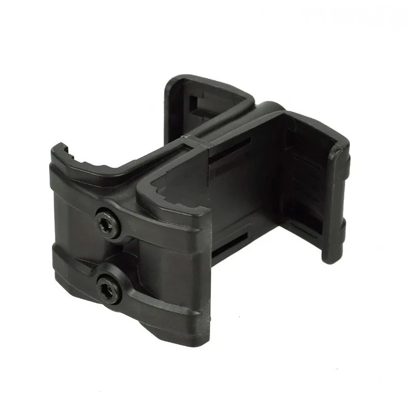 ปืนไรเฟิลล่าสัตว์ Dual นิตยสาร Coupler Link คลิป Airsoft Mag Parallel Connector Clamp สําหรับ A-R 15 M4 M16 อุปกรณ์ล่าสัตว์