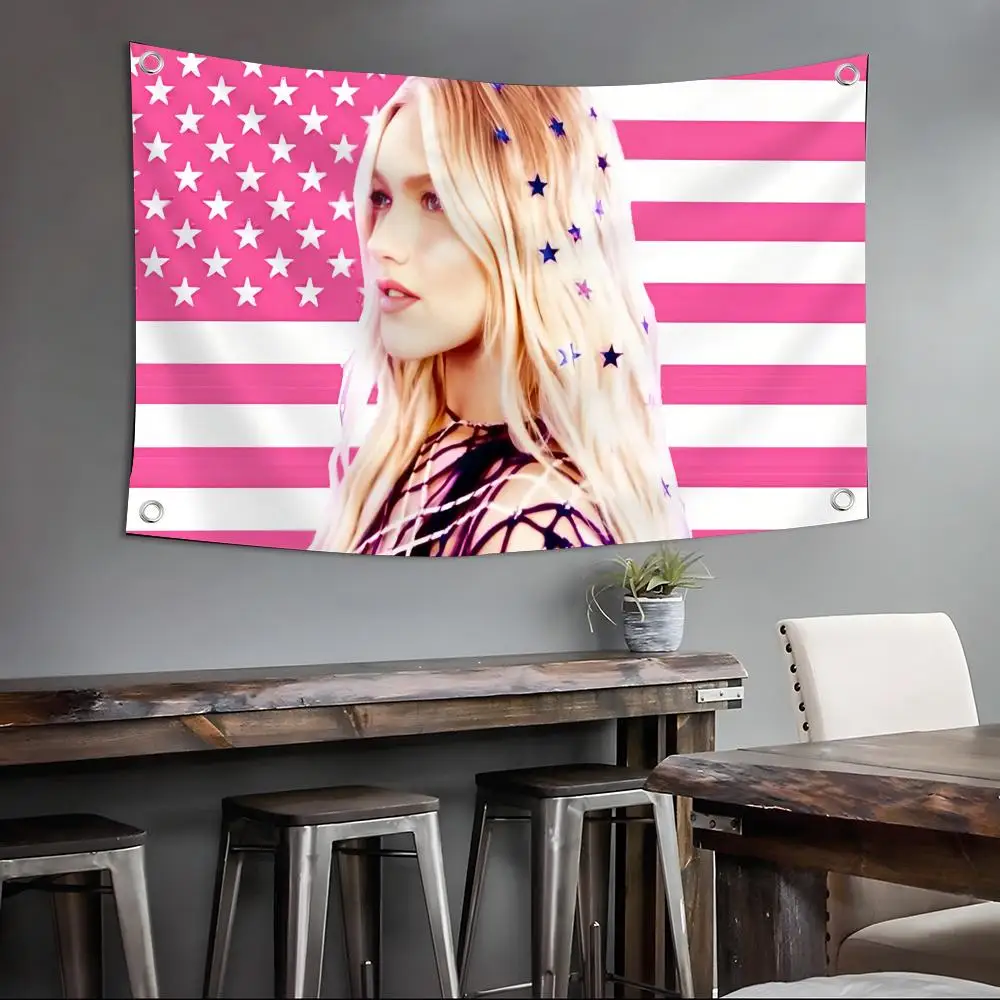 Singer F-Freya Skye Flags Wall Art Backdrop: Camping Outdoor Garden Bedroom Party Decor Family Gifts