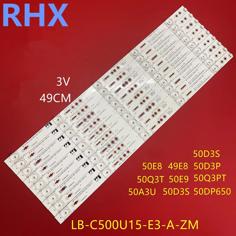 FOR Changhong 50Q3T LB-C500U15-E3-A CRH-Z50E90003030050963HREV1.1 49CM 3V 5LED 100%NEW LED backlight strip