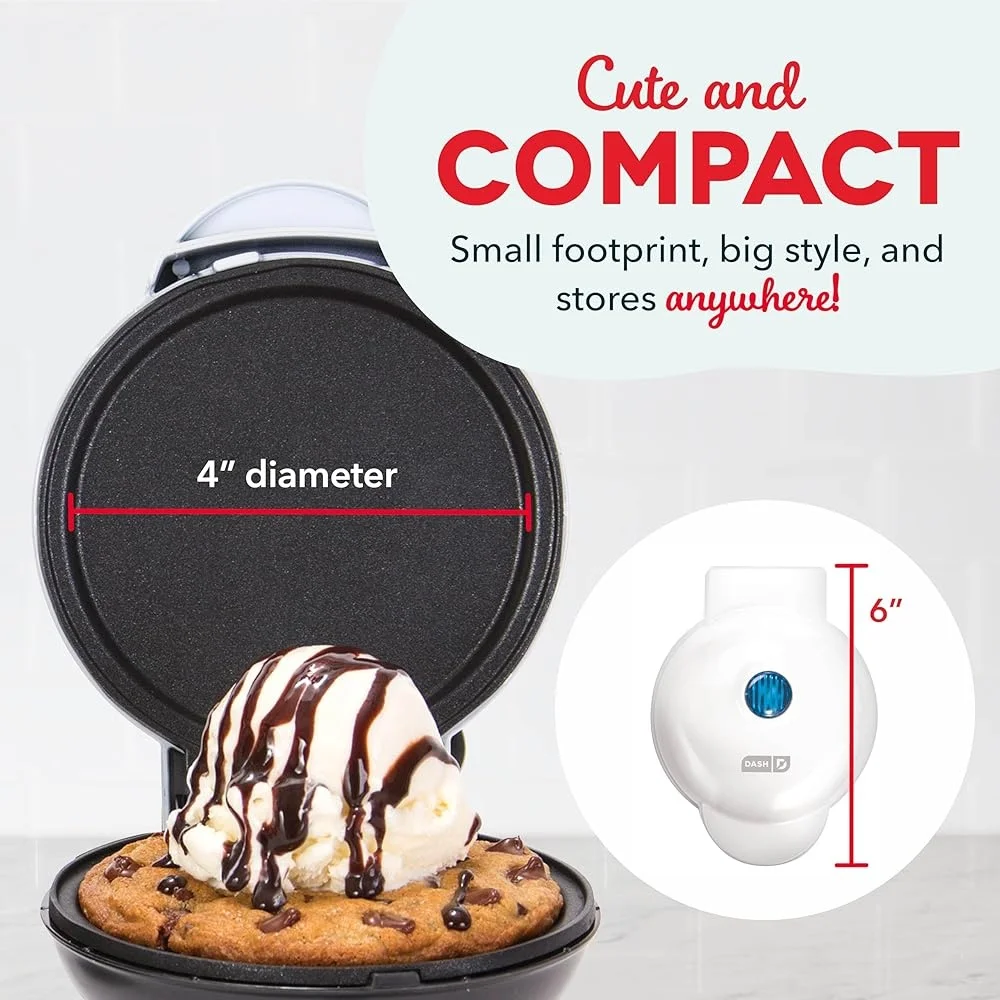 Электрическая мини-гриль, блины, яйца, печенье, быстрый завтрак, компактный, легкий, с антипригарным покрытием, идеальный общежитие, автофургон, путешествия