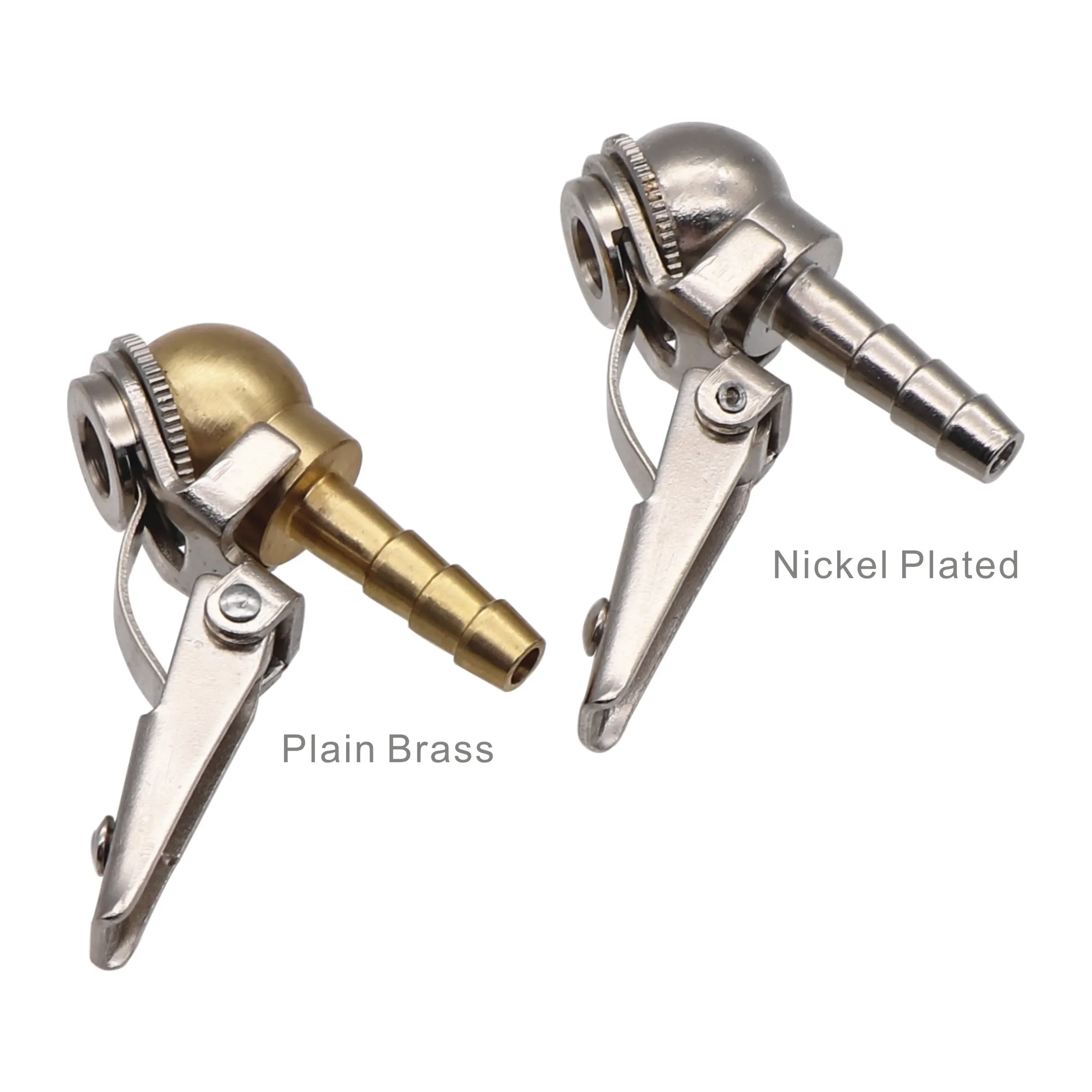 ظرف هواء نحاسي ، 5/16 بوصة ، مشبك مغلق/مفتوح ، كرة قدم/مقياس نفخ الإطارات ، موصل سريع ، أدوات إصلاح الإطارات