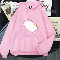 Gruby kot bluzy z kapturem Anime Final Fantasy XIV kobiet Kawaii Cartoon Casual Plus Size bluza z kapturem kobiece Streetwear