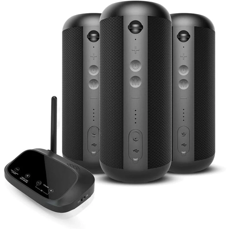 

Advanced Multi-Room Wireless Stereo Speaker System for Home & Outdoor, with Bluetooth