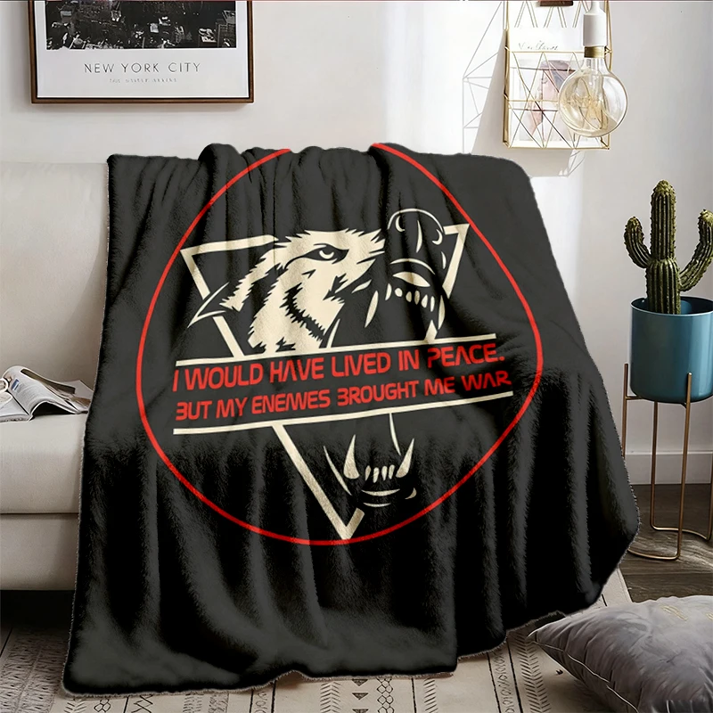Red Rising  Flannel Blanket, My enemies brought me war, Book lover Gift, howler, sevro, darrow