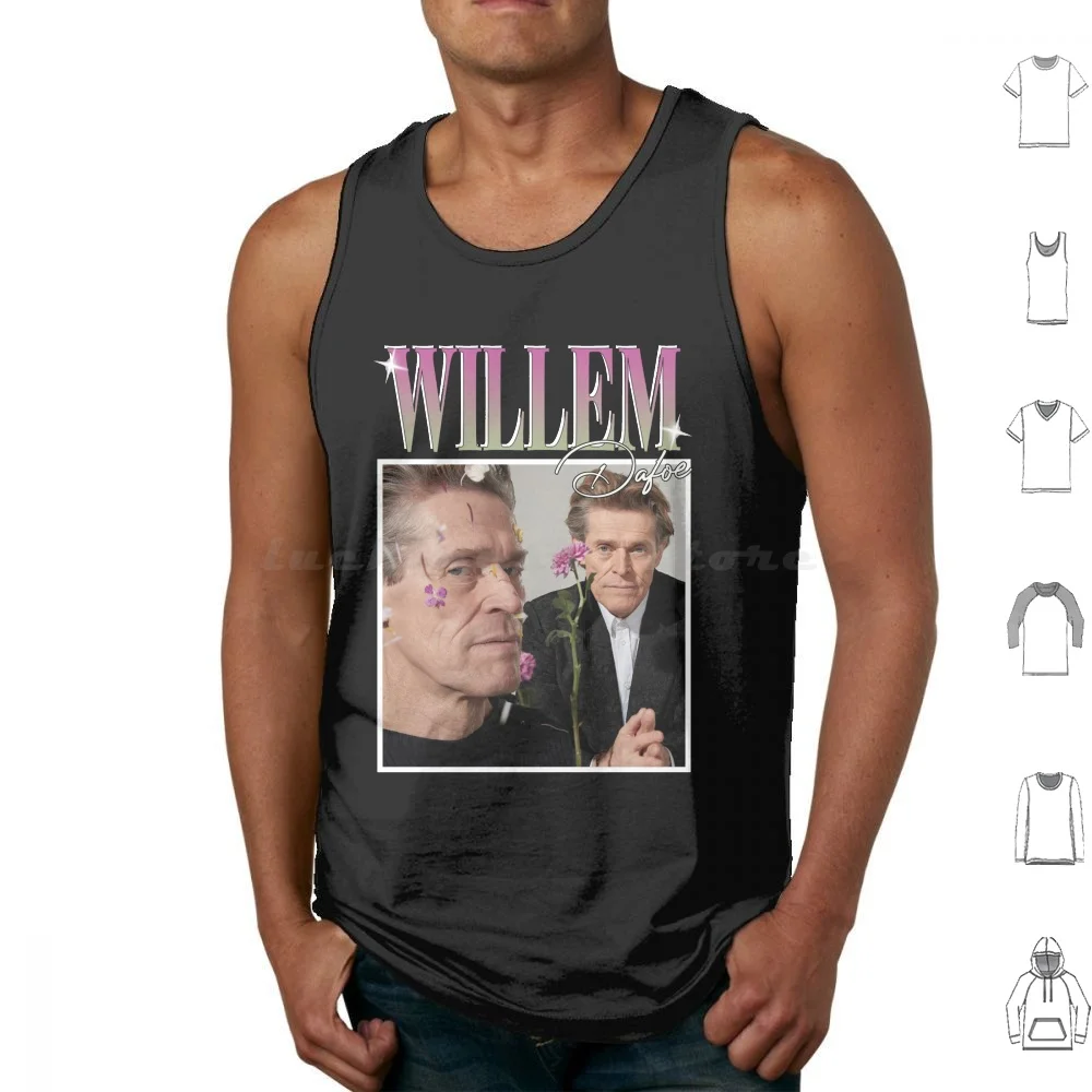 Willem Dafoe Tank Tops Print Cotton Willem Dafoe Movie Film The Lighthouse A24 Robert Eggers Robert Pattinson