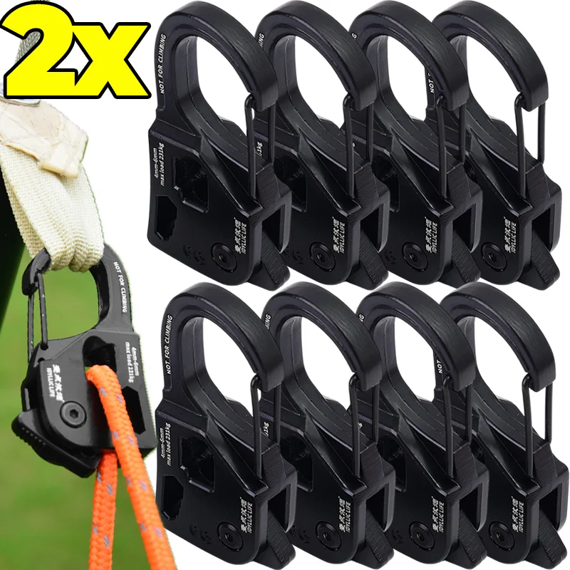 ตัวปรับความตึงเชือกอลูมิเนียมอ - Outdoor Camping Extension Cord บทวิจารณ์และราคา