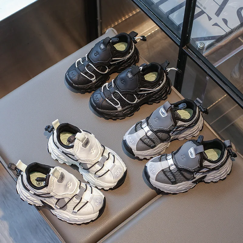 

Children's Fashion Sports Shoes 2024 Autumn Boys Korean Version of Girls Non-slip Casual Shoes