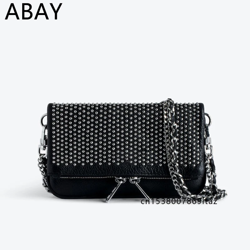 2024 Chain Strap Crossbody Bags PU Material Handbag Ultrathin Phone Bag Classic Women Shoulder Designer Brand Fashion Metal