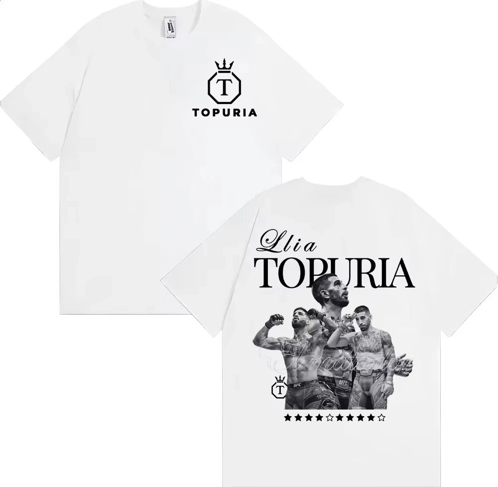 

Ограниченная футболка El Matador Ilia Topuria, мужская одежда, модные винтажные футболки с короткими рукавами, унисекс, 100_, хлопковая футболка большого размера