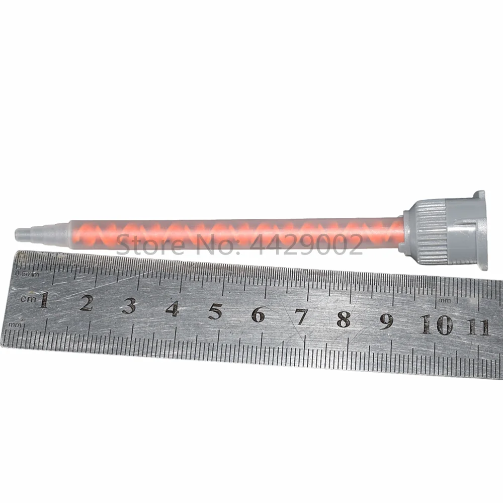 Gemischte Röhrchenspitzen 10:1 Epoxidharz-Mischdüse Statischer Mischer Epoxidharz-Mischrohrwerkzeuge für 50ml AB-Klebstoffe 2-Komponenten 10:1 Kartuschen – Detail 5