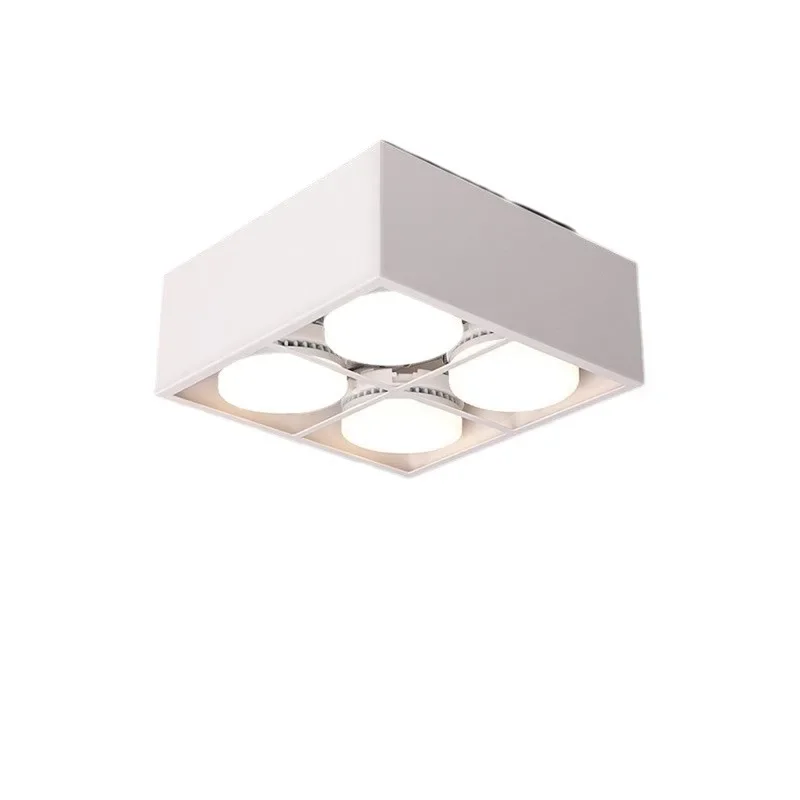 

Four-head daring downlight, surface mounted anti-glare full spectrum eye protection, guest dining room, bedroom
