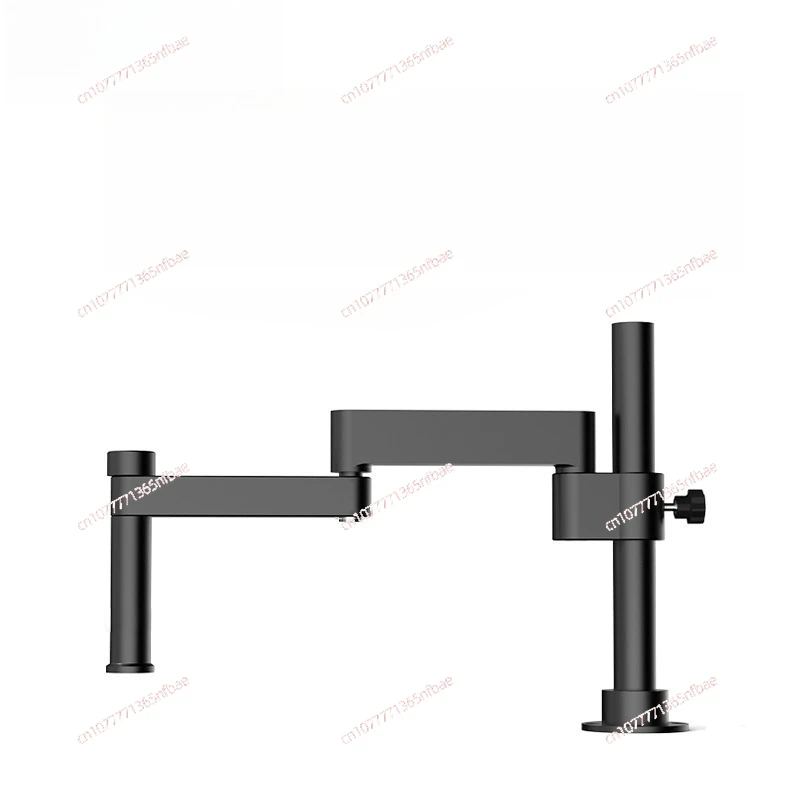 Metal Adjustable Articulating Arm Stand, 360° Rotatable Flexible Foldable Arm for Microscope Repair