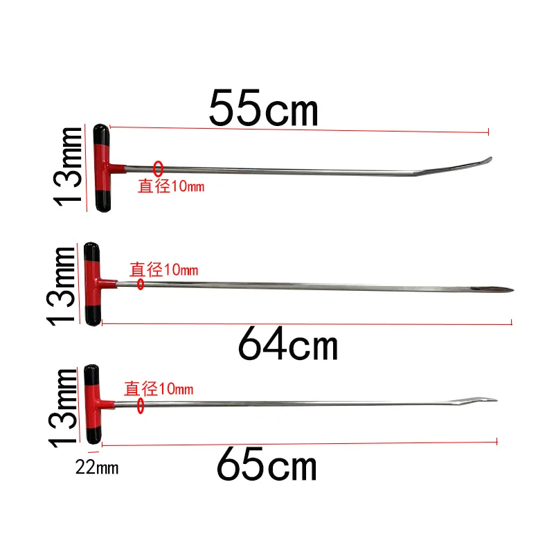 Auto Dent Repair Tool, Special-Shaped Hook Dent Repair Lever Flattening Accessories Dent-free Repair
