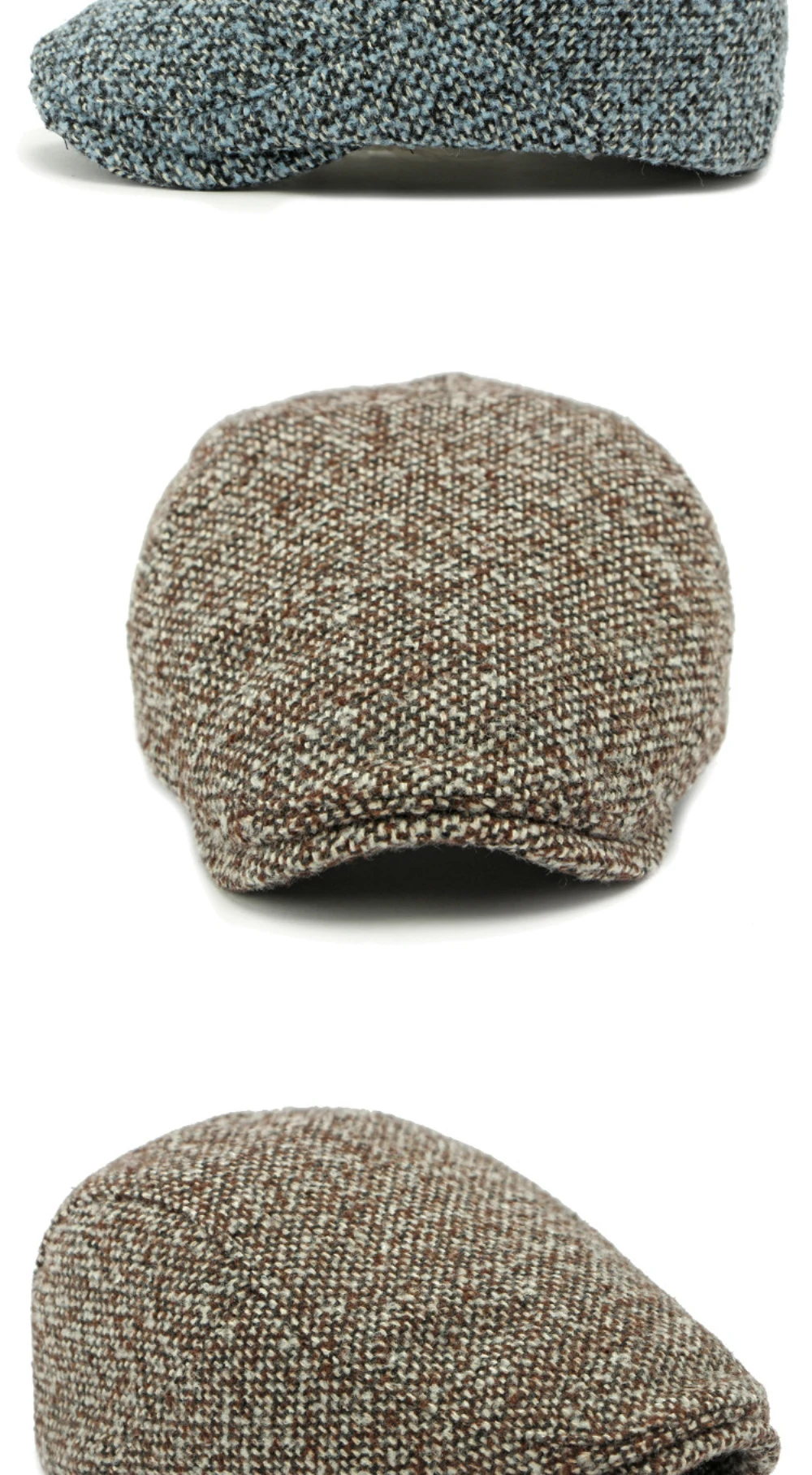 HT4571 Berets Frühling Herbst Winter Hut Kappe Männer Frauen Vintage Künstler Maler Baskenmütze Hut Gestrickte Ivy Flache Kappe Männlich Weiblich Baskenmütze Kappe – Detail 10