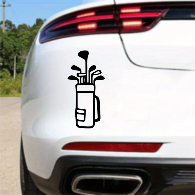 

1 шт., яркая тематическая наклейка для гольфа, отлично подходит для велосипедов, гитар, холодильников, ноутбуков и настольных органайзеров