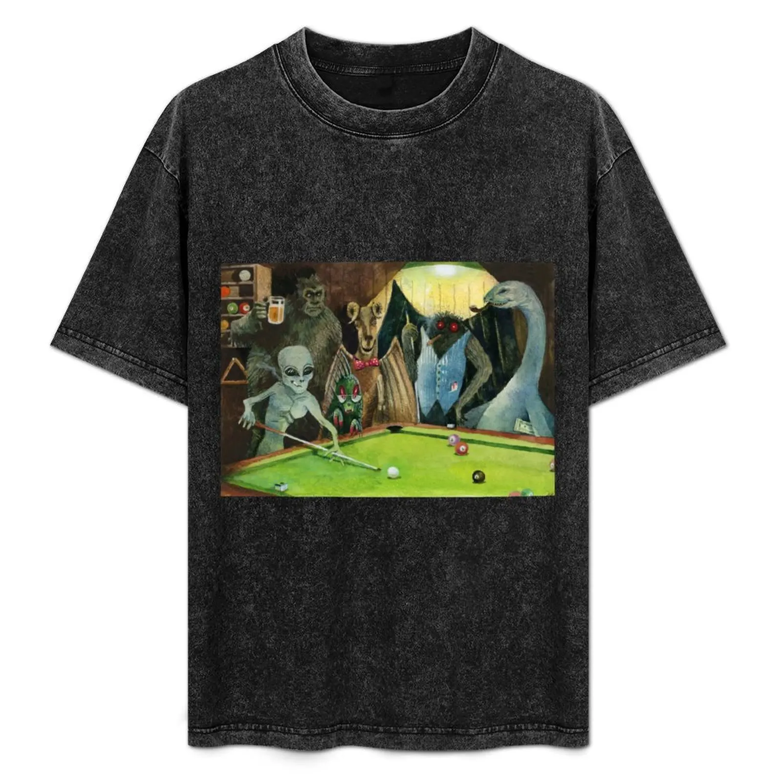 

Cryptids playing pool T-Shirt