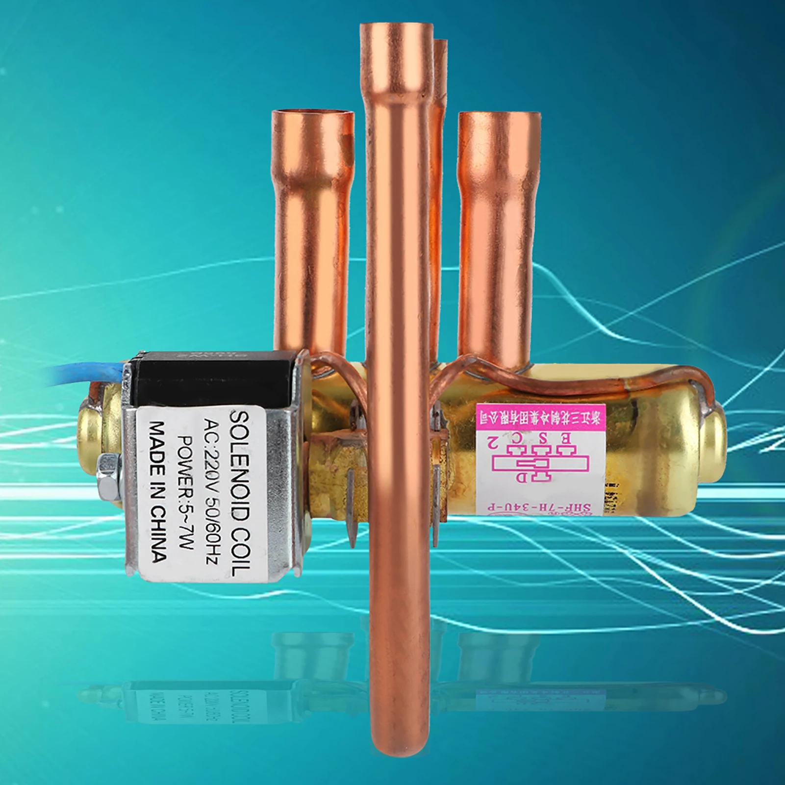 Air Conditioning Four Way Reversing Valve Refrigeration Service Maintenance Accessory Air Conditioning Reversing Valve