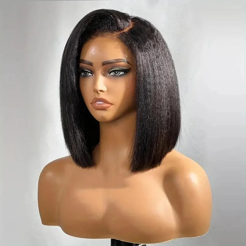 180density-natural-black-yaki-20-inch-lace-front-wig-for-women-kinky-straight-babyhair-preplucked-heat-resistant-glueless-daily