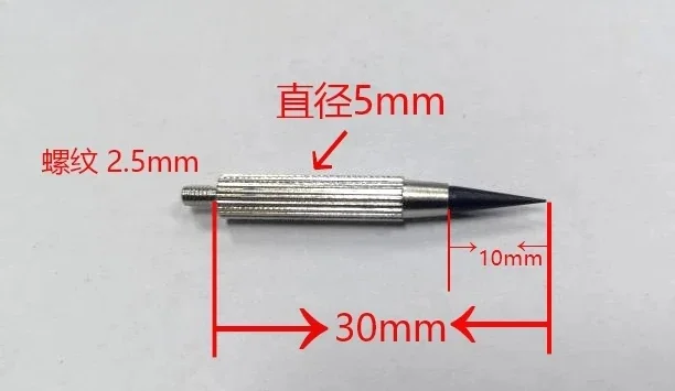 

10PCS Dial gauge tip measuring needle universal M2.5 dial gauge accessory 25 35 45 55mm