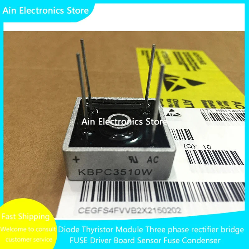 5PCS/LOT KBPC1510 KBPC2510 KBPC3510 KBPC5010 KBPC1510W KBPC2510W KBPC3510W KBPC5010W NEW High Quality Bridge Rectifier