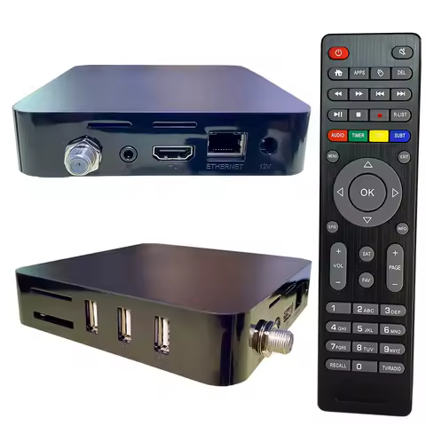 2025 OTT DVB-T2 Satellite TV Receiver DVB-S2 DVB-C 4K Android 9.0 OS Set Top Box Smart Android TV Box 1GB 8GB Media Player