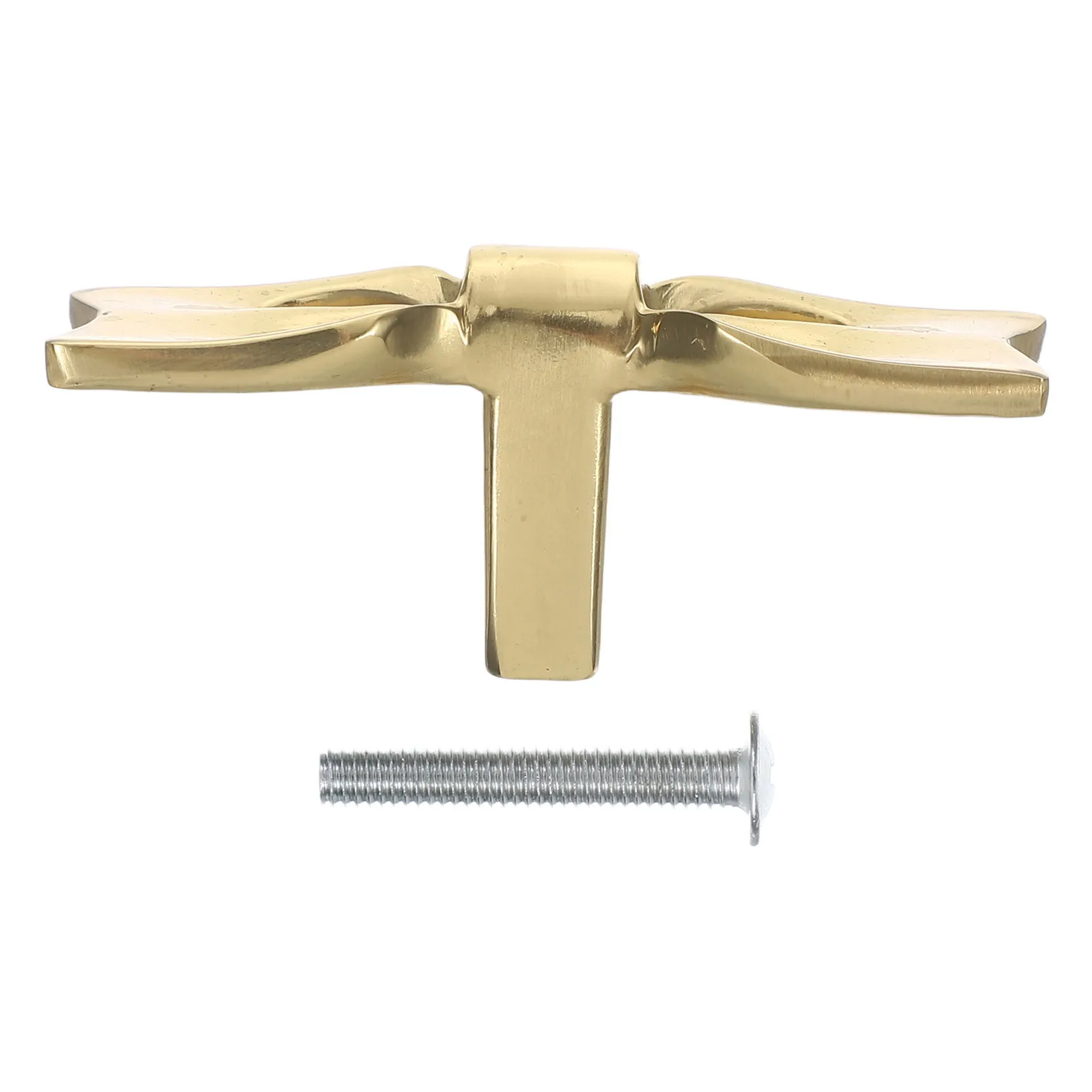 

2Sets Brass Bowknot Drawer Handles Creative Cabinet Furniture Pulls Decorative Bow Style Wardrobe Dresser Hardware Gold Bow