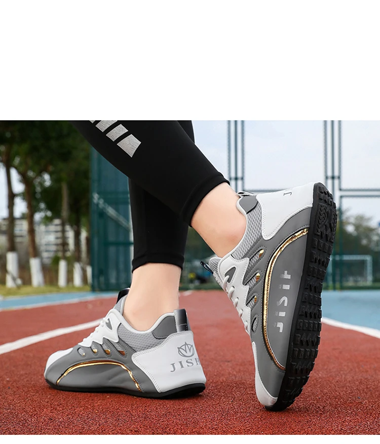 Modische Low-Top-Laufschuhe für Herren mit Farbblockdesign, atmungsaktivem Mesh, weichen und leichten Sohlen sowie Stofffutter, die ein hohes Maß an Komfort bieten und für Outdoor-Wanderungen, Laufen und Fitness-Workouts geeignet sind. – Detail 9