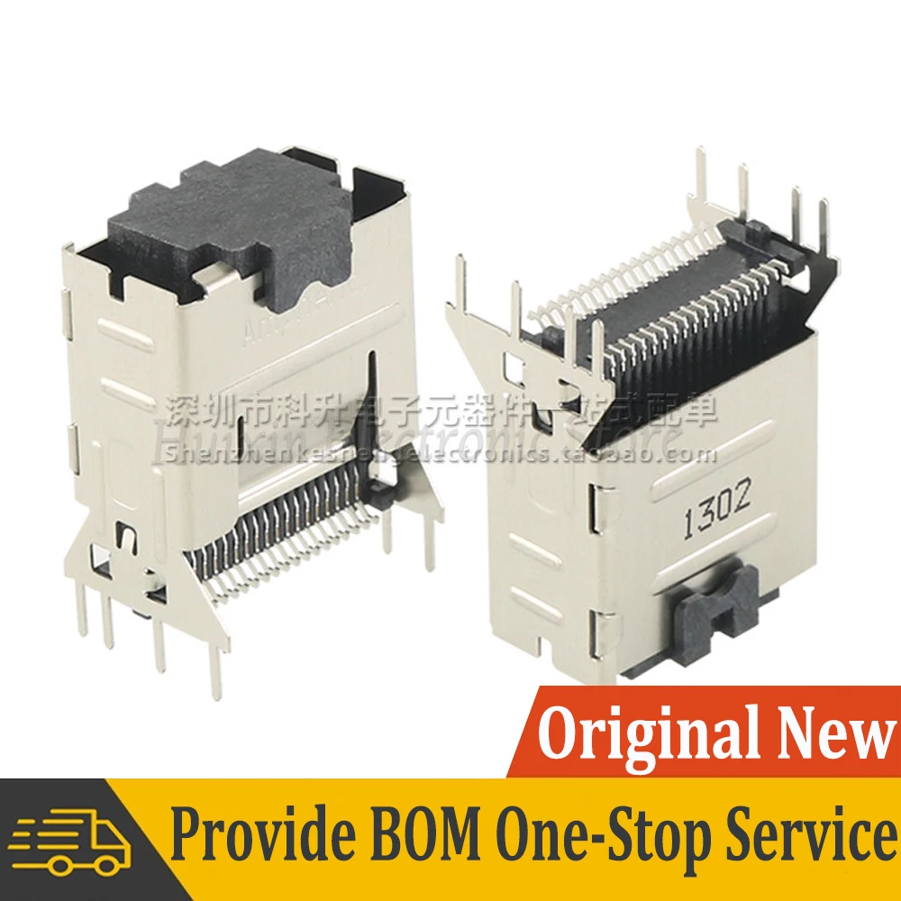 2pcs G40MV36R12BEU MINI SAS Jack Vertical SMT right key shell DIP 36P 36Pin Board Connector SFF-8087 SAS 2.0 6Gb/s