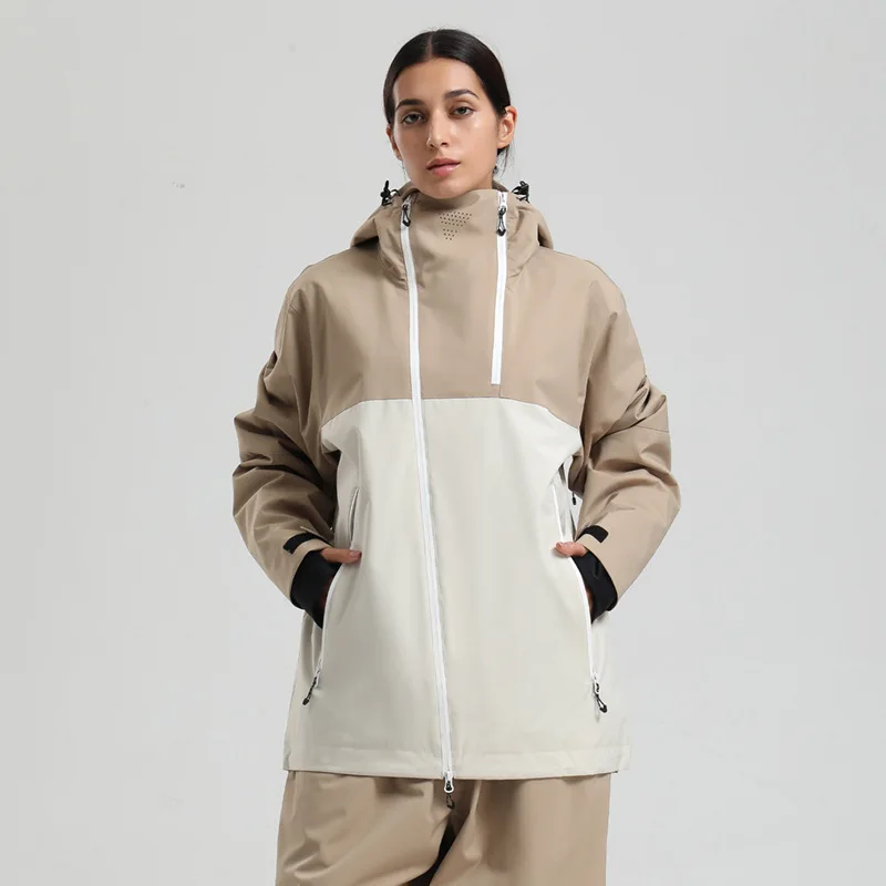 سترة تزلج نسائية شتوية مقاومة للماء لعام 2025 معاطف رياضية جبلية خارجية للرجال معاطف ثلج مقاومة للرياح والمشي لمسافات طويلة ملابس على الجليد للسيدات